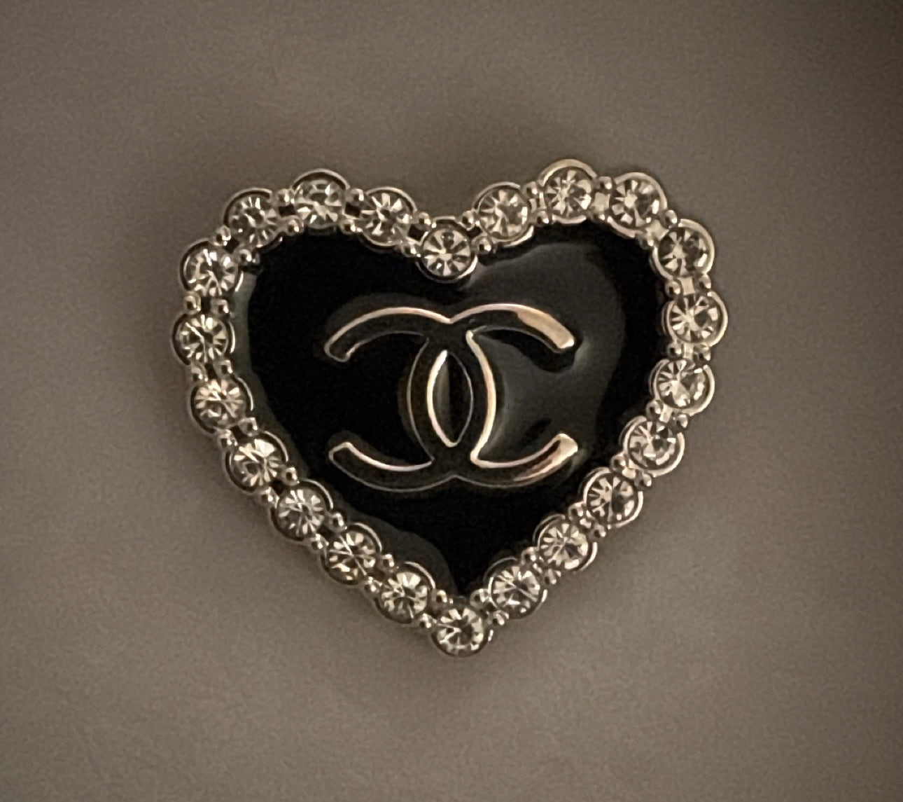 Black & Silver CC Heart