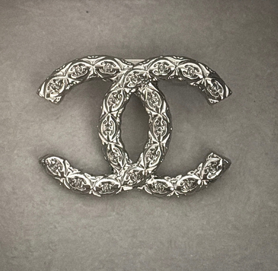 CC SILVER MONOGRAM- #S1