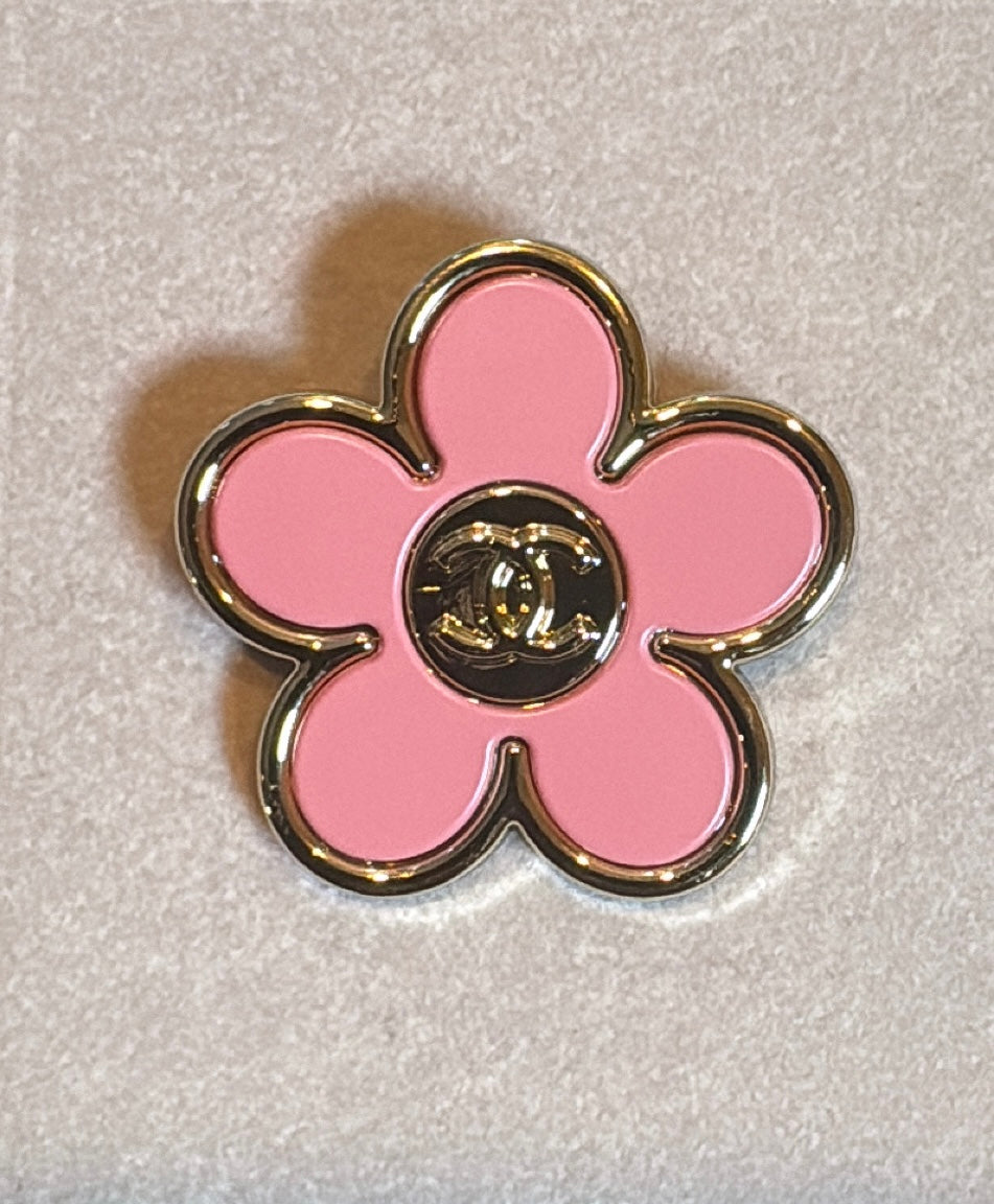 Pink Flower- Silver