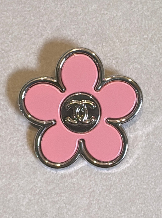 Pink Flower- Silver